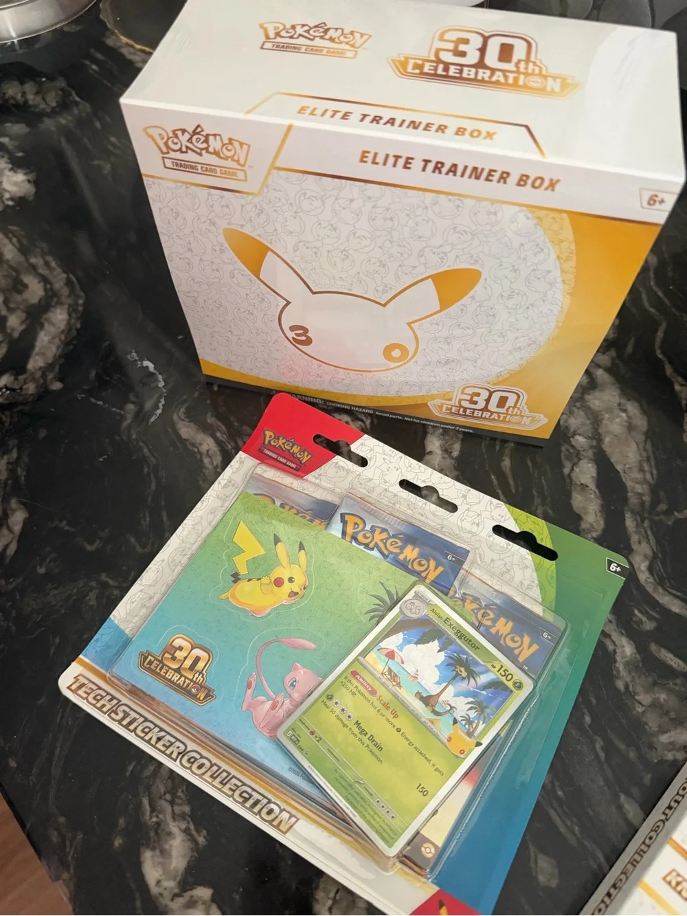 30th Celebration Elite Trainer Box & Sticker Collection - Yellow/Green